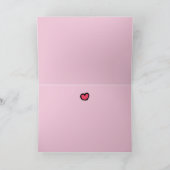 ヴァレンティヌドードルラブハートレインクラウドラブアート カード (内部)