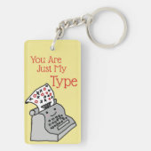 ヴァレンティヌプンノベルティ私のタイプだけ キーホルダー (裏面)