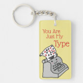 ヴァレンティヌプンノベルティ私のタイプだけ キーホルダー (正面)