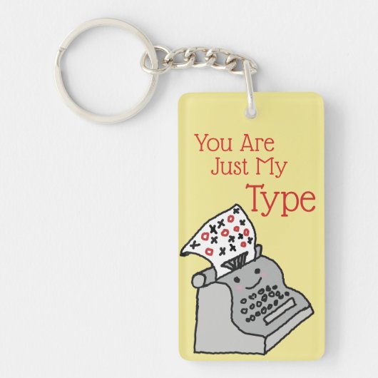 ヴァレンティヌプンノベルティ私のタイプだけ キーホルダー (正面)