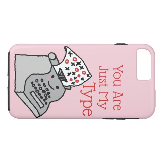 ヴァレンティヌプンノベルティ私のタイプだけ Case-Mate iPhoneケース (裏面(横))