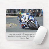 ヴァレンティノロッシ元GPレース マウスパッド (マウス)