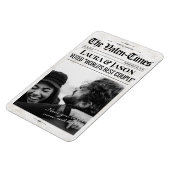 ヴァレンティパーソナライズされたンギフト新聞マグネット マグネット (左側)