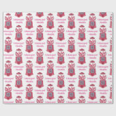 ヴァレンティパーソナライズされたンバブルガムボールマシン ラッピングペーパー (フラット)