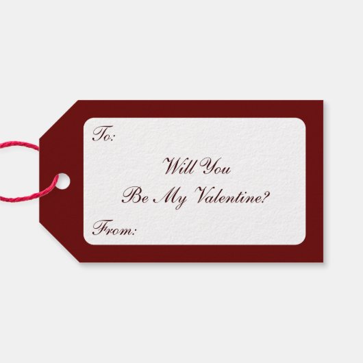 ヴァレンティビクトリアンンズデー、ヴィンテージエンジェルラブバード ギフトタグ (裏面横)