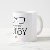 ヴァレンティモダンンズグラスマイダッシュハビーハート ジャンボコーヒーマグカップ (正面右)