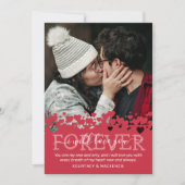 ヴァレンティモダンンズデイフォトホリデーカード シーズンカード (正面)