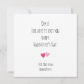 ヴァレンティンズアワラフェスヴァレンティネス カード (裏面)