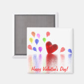 ヴァレンティンズデイお祝い マグネット (正面/裏面)