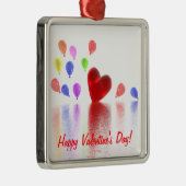 ヴァレンティンズデイお祝い メタルオーナメント (右)