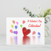 ヴァレンティンズデイお祝い 招待状 (スタンド正面)