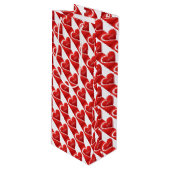 ヴァレンティンズデイワイン抱き枕 ワインギフトバッグ (正面アングル)