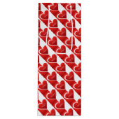 ヴァレンティンズデイワイン抱き枕 ワインギフトバッグ (正面)