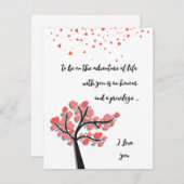 ヴァレンティーンズカード、人生の冒険 シーズンカード (正面/裏面)