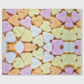 ヴァレンティーンズキャンディズラッピング紙 ラッピングペーパー (フラット)