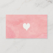 ヴァレンティーンズスウィートおむつラッフルピンクシルバー エンクロージャーカード (裏面)