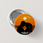 ヴァレンティーンズソールンカスタムドカップル文字写真 缶バッジ (正面&裏面)