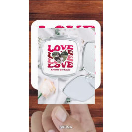 ヴァレンティーンズデイカスタムラブ夫婦写真ホームデコール フォトプラーク