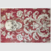 ヴァレンティーンズデイゴシック骨格スカルデクページ 薄葉紙 (正面)