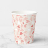 ヴァレンティーンズデイシックピンクハートパーティー 紙コップ (右)