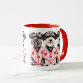 ヴァレンティーンズデイシュナウツァードッグ マグカップ (正面右)