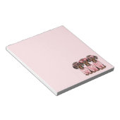 ヴァレンティーンズデイダシュンドドッグス ノートパッド (アングル)