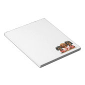 ヴァレンティーンズデイダシュンドドッグス ノートパッド (アングル)