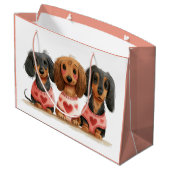 ヴァレンティーンズデイダシュンドドッグス ラージペーパーバッグ (裏面アングル)