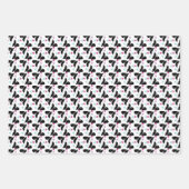 ヴァレンティーンズデイディッツビージオメトリック紙吹雪 ラッピングペーパーシート (正面2)