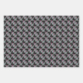 ヴァレンティーンズデイディッツビージオメトリック紙吹雪 ラッピングペーパーシート (正面)