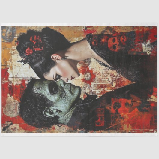 ヴァレンティーンズデイデコップブライドフランケンシュタイン 薄葉紙 (正面)