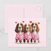 ヴァレンティーンズデイバスセットハウンドドッグ シーズンポストカード (正面/裏面)