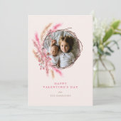 ヴァレンティーンズデイパンパスグラスリース写真 シーズンカード (スタンド正面)