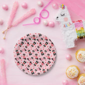 ヴァレンティーンズデイベルネーゼマウンテンドッグス ペーパープレート (パーティー)