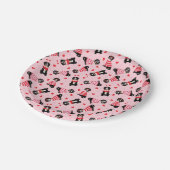 ヴァレンティーンズデイベルネーゼマウンテンドッグス ペーパープレート (アングル)