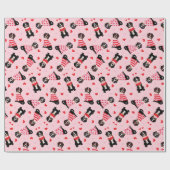 ヴァレンティーンズデイベルネーゼマウンテンドッグス ラッピングペーパー (フラット)