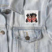 ヴァレンティーンズデイベルネーゼマウンテンドッグス 缶バッジ (インサイチュ)