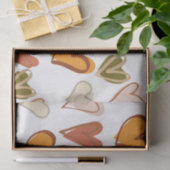 ヴァレンティーンズデイボホヒッピーハートティッシュペーパー 薄葉紙 (ギフト)