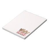 ヴァレンティーンズデイヨークシャーテリアドッグス ノートパッド (回転)