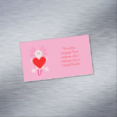 ヴァレンティーンズデイラブハートアクソロテカスタムル マグネット名刺 (インサイチュ)