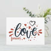 ヴァレンティーンズデイラブユーフォーエバーハンド書引用文 シーズンカード (スタンド正面)