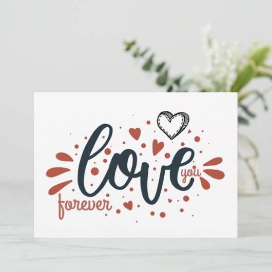 ヴァレンティーンズデイラブユーフォーエバーハンド書引用文 シーズンカード (スタンド正面)