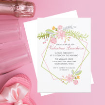 ヴァレンティーンズデイレディースランチョンシックガレンティン