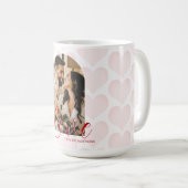 ヴァレンティーンズデイロマンチックカスタムアーチ写真 コーヒーマグカップ (正面右)