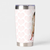 ヴァレンティーンズデイロマンチックカスタムアーチ写真 保温保冷タンブラー (正面)