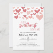 ヴァレンティーンズベビーシャワー招待状 招待状 (正面)