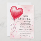 ヴァレンティーンズベビーシャワー招待状 招待状 (正面)