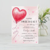 ヴァレンティーンズベビーシャワー招待状 招待状 (スタンド正面)