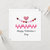 ヴァレンティーンデイカードハートヴァレンティーンデイカード カード (正面/裏面インサイチュ)