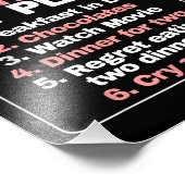 ヴァレンティ独身のンデーおもしろいバレンタインデー計画 フォトプリント            (角)